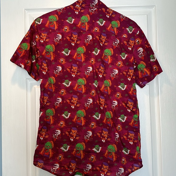 Creepy Company x Goosebumps collab purple button down shirt - Picture 4 of 5